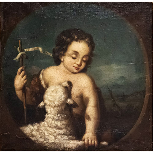 Sub.:30 - Lote: 130 - ESCUELA ESPA�OLA S. XVIII San Juan Ni�o