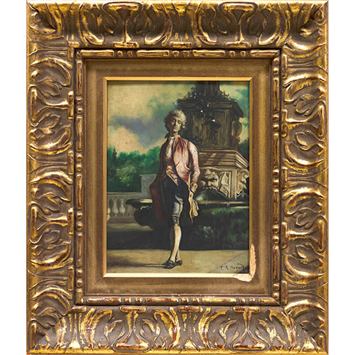 Sub.:30 - Lote: 146 - �MILE-REN� MENARD (Par�s, 1862-1930) Retrato de caballero