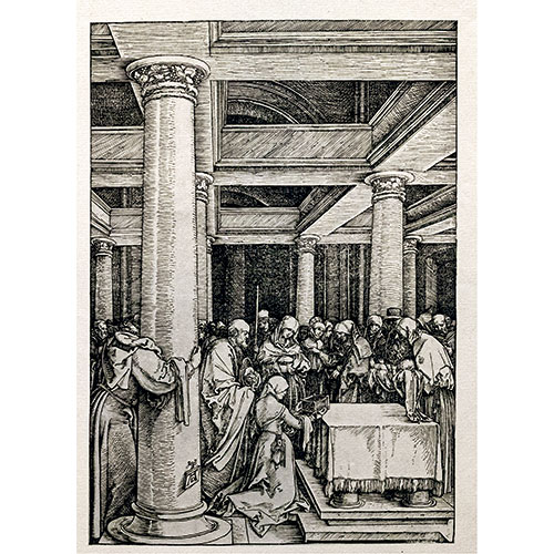 Sub.:30 - Lote: 44 - ALBERT DURERO (Nuremberg 1471- 1528) La presentacin de Jess en el templo (1511)