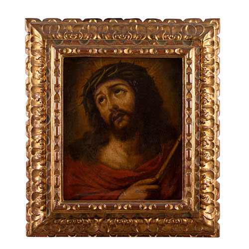 Sub.:30 - Lote: 142 - ESCUELA SEVILLANA S. XVIII ECCE HOMO