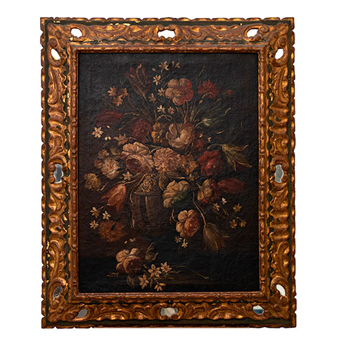 Sub.:30 - Lote: 128 - ESCUELA ESPA�OLA S.XX Bodeg�n de flores