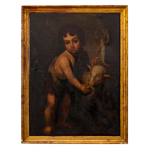 Sub.:30 - Lote: 137 - ESCUELA ESPA�OLA S. XVIII San Juan Ni�o