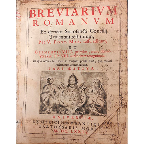 Sub.:31 - Lote: 1033 -  Breviarium Romanum