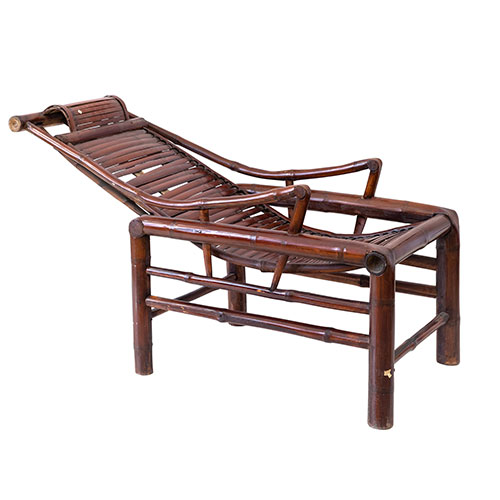 Sub.:31 - Lote: 270 -  Tumbona realizada en madera de bamb�.