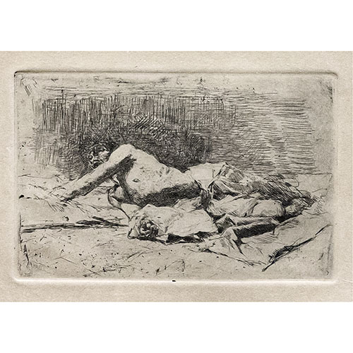 Sub.:31 - Lote: 15 - MARIANO FORTUNY MARSAL (Reus, 1838- Roma, 1874) El moribundo
