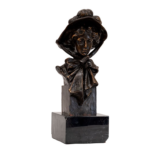 Sub.:31 - Lote: 310 -  DAMA CON SOMBRERO