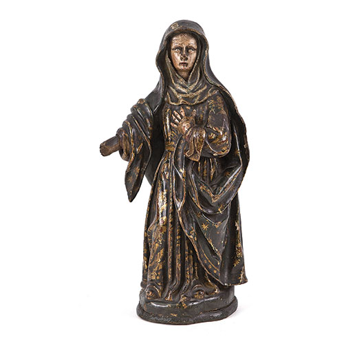 Sub.:32 - Lote: 337B - ESCUELA CASTELLANA S. XVII Virgen Dolorosa