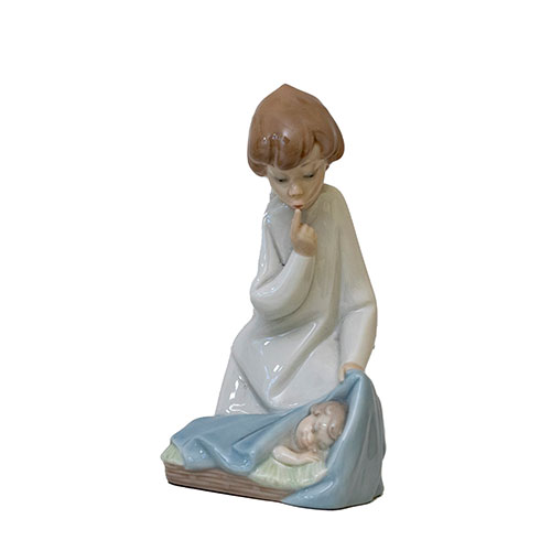 Sub.:32 - Lote: 1410 -  Ni�a con beb�