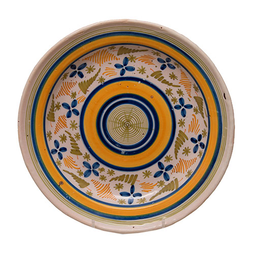 Sub.:32 - Lote: 264 -  Plato en cer�mica aragonesa