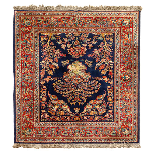 Sub.:32 - Lote: 1374 -  Alfombra en lana tipo persa