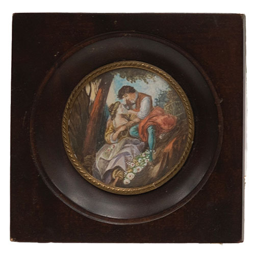 Sub.:32 - Lote: 150 -  Escena galante