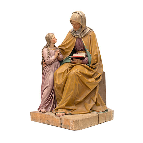 Sub.:32 - Lote: 336 -  Santa Ana ense�ando a leer a la Virgen ni�a