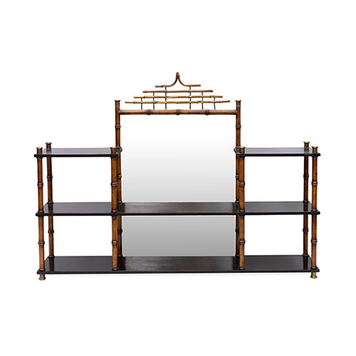 Sub.:32 - Lote: 1307 -  Estanteria de colgar de influencia asiatica