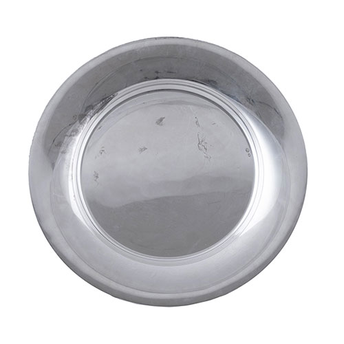 Sub.:32 - Lote: 1337 -  Plato liso en plata