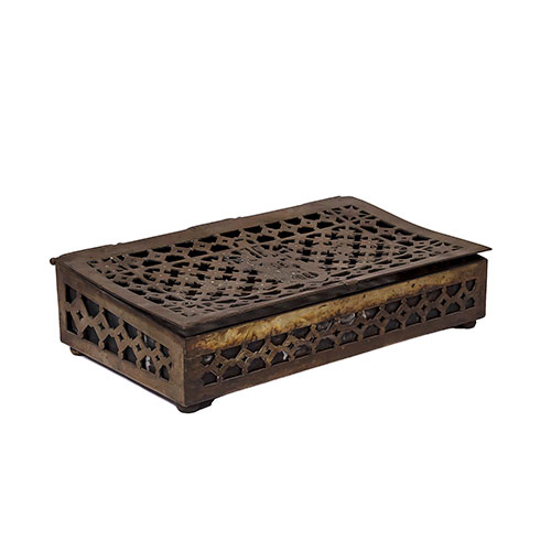 Sub.:33 - Lote: 1464 -  Brasero de manos en bronce realizado en el siglo XIX.