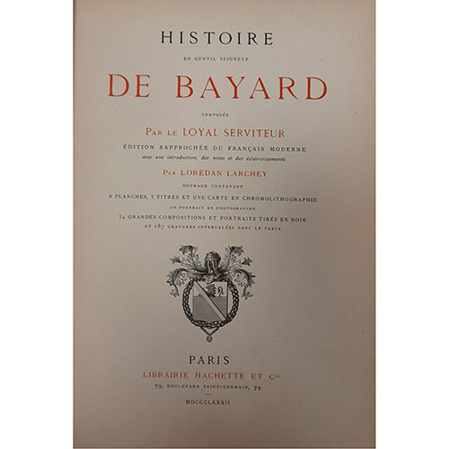 Sub.:33 - Lote: 2049 -  Histoire du gentil seigneur de Bayard.