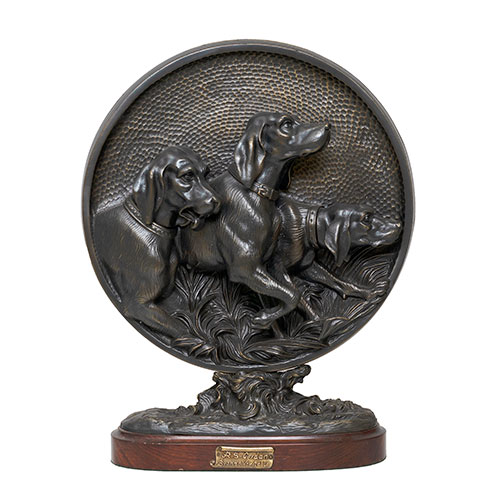 Sub.:33 - Lote: 339 - RICARDO SORIANO CERD�N (Escuela espa�ola , S. XX) Perros