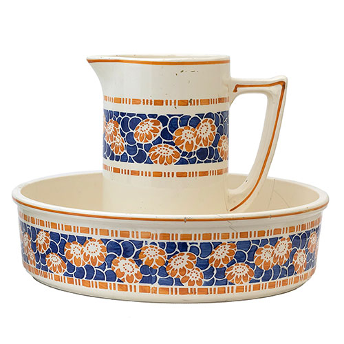 Sub.:33 - Lote: 1450 -  Aguamanil en cer�mica francesa