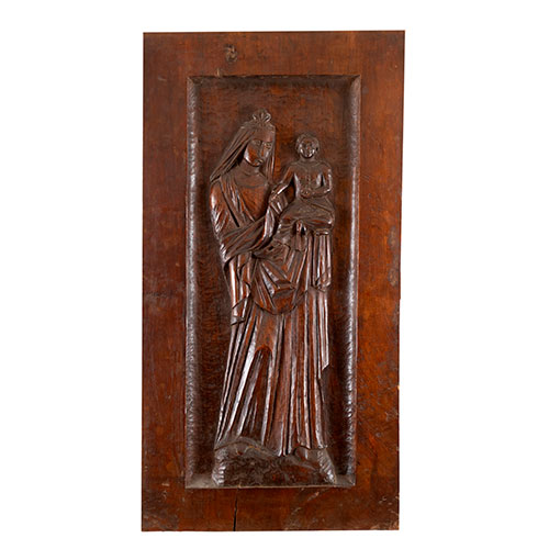 Sub.:33 - Lote: 1359 -  Virgen con ni�o de pie.