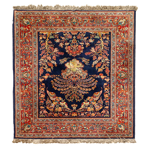 Sub.:33 - Lote: 296 -  Alfombra en lana tipo persa