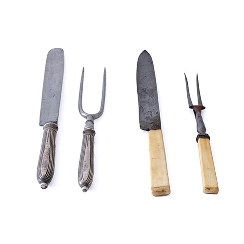 Sub.:33 - Lote: 1316 -  Dos Juego de trinchar