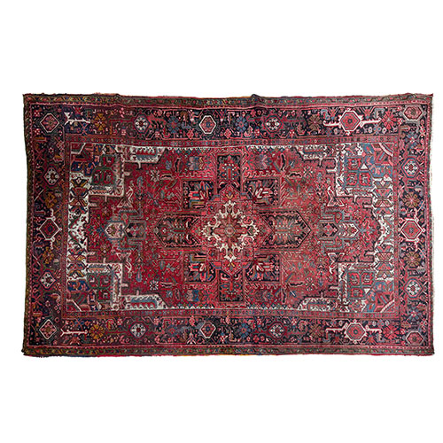 Sub.:33 - Lote: 1350 -  Alfombra manual tipo persa