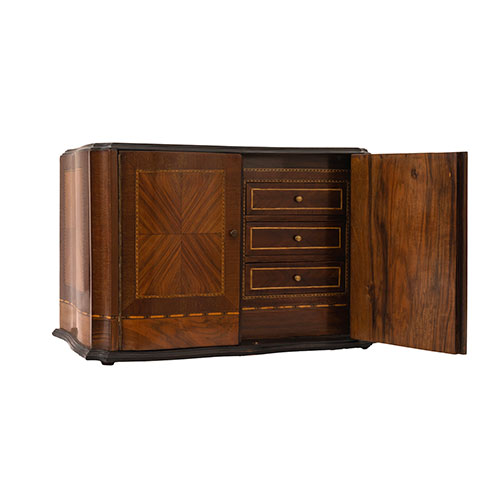 Sub.:33 - Lote: 1267 -  Joyero en marqueter�a