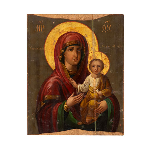 Sub.:33 - Lote: 1400 -  Virgen con ni�o