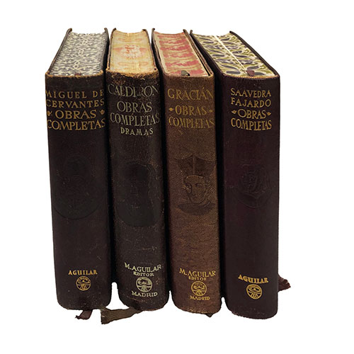 Sub.:33 - Lote: 2057 -  MIGUEL DE CERVANTES, CALDER�N, GRACI�N Y SAAVEDRA FAJARDO