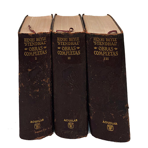 Sub.:33 - Lote: 2125 -  HENRY BAYLE STENDHAL. Obras completas