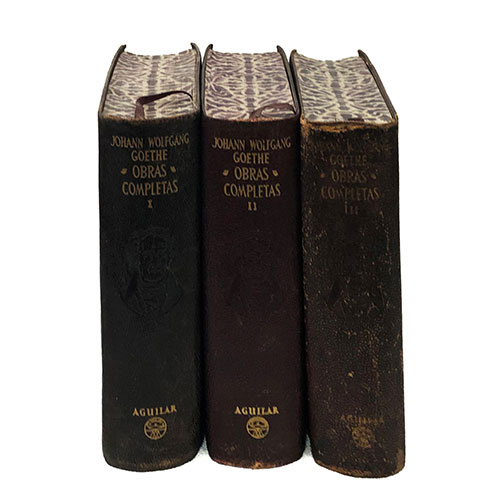 Sub.:33 - Lote: 2108 -  JOHAN WOLFGANG GOETHE. Obras completas