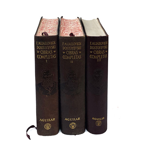 Sub.:33 - Lote: 2128 -  F. MIJAILOVICH DOSTOYEVSKI. Obras completas