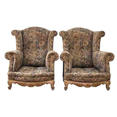 Sub.:33 - Lote: 338 -  Pareja de orejeros estilo Luis XV de Sim�n Loscertales de Zaragoza