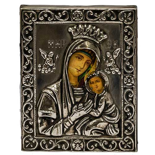 Sub.:34 - Lote: 145 -  Icono Virgen con Ni�o