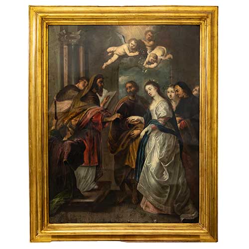 Sub.:34 - Lote: 125 -  Desposorios de la Virgen