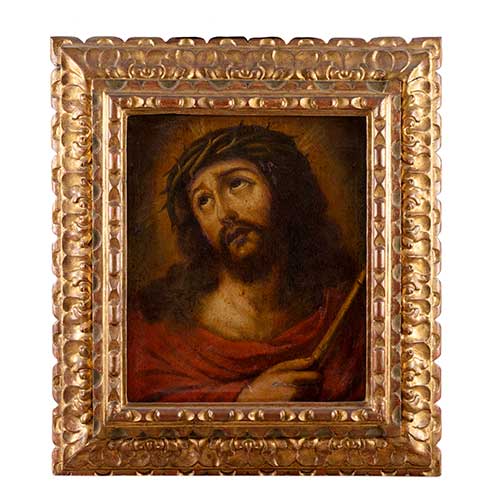 Sub.:34 - Lote: 111 - ESCUELA SEVILLANA S. XVIII ECCE HOMO