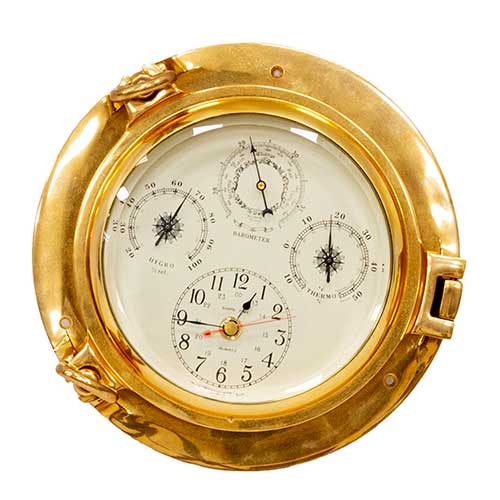 Sub.:34 - Lote: 131 -  Reloj, term�metro, higr�metro, bar�metro