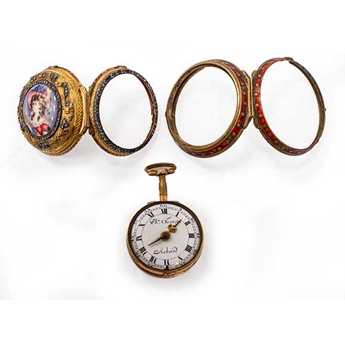 Sub.:34 - Lote: 240 -  Reloj de bolsillo firmado por Philippe Terrot (1732- 1790) relojero suizo
