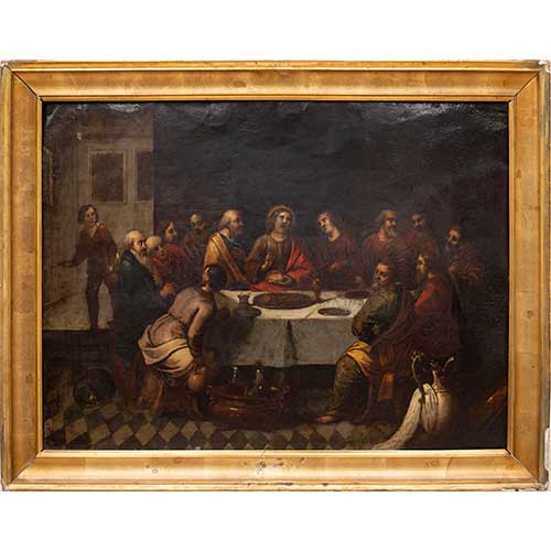 Sub.:34 - Lote: 113 - ESCUELA FLAMENCA S. XVII �ltima cena