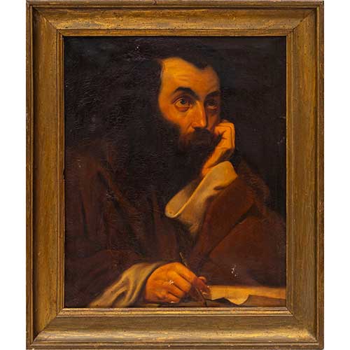 Sub.:34 - Lote: 117 - ESCUELA ESPA�OLA S. XVII Evangelista