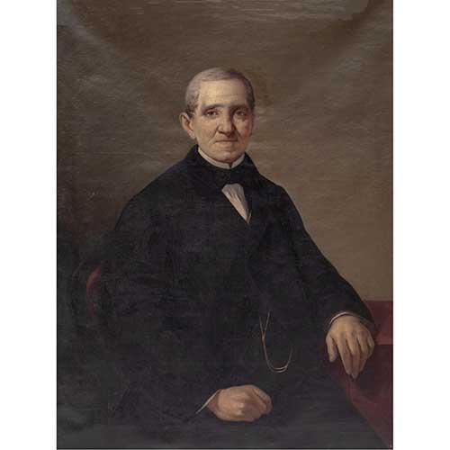 Sub.:34 - Lote: 115 - ESCUELA ESPA�OLA, S.XIX Retrato caballero