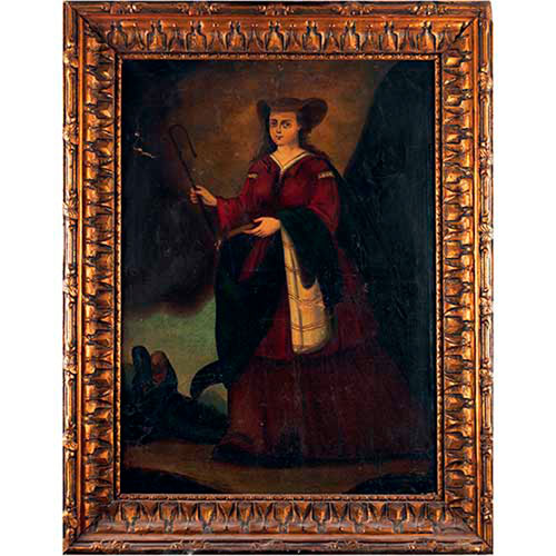 Sub.:35 - Lote: 300 - ESCUELA COLONIAL S. XVIII Santa Margarita