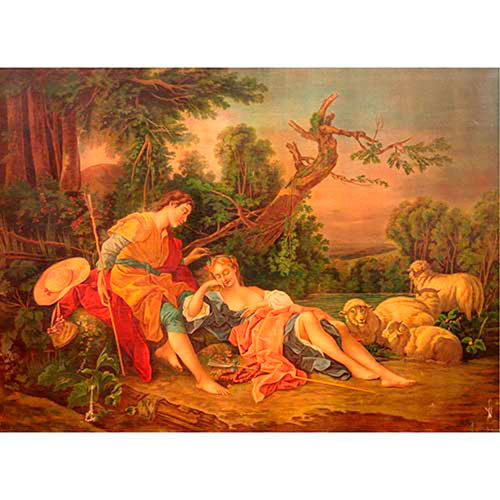 Sub.:35 - Lote: 252 -  Escena buc�lica