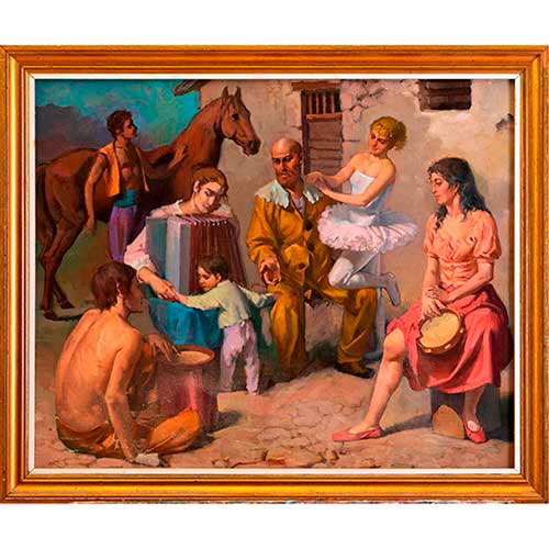 Sub.:35 - Lote: 206 -  Personajes de circo