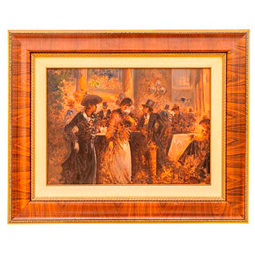 Sub.:35 - Lote: 184 - ANTONIO PECORARO (1938) Cafe de Par�s