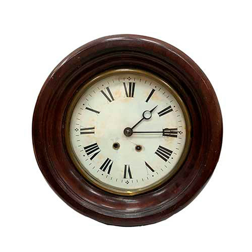 Sub.:35 - Lote: 194 -  Reloj de pared en madera patinada.