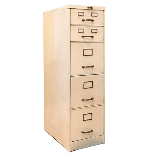 Sub.:35 - Lote: 305 -  Fichero met�lico de oficina de cinco cajones