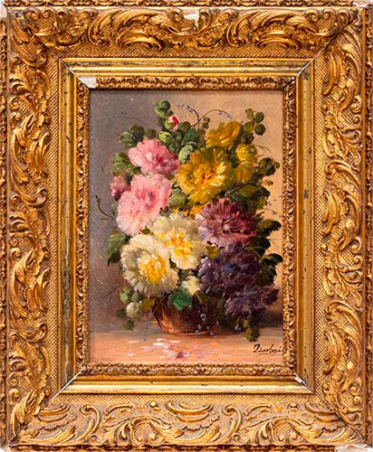 Sub.:35 - Lote: 259 - ESCUELA FRANCESA S. XX Florero