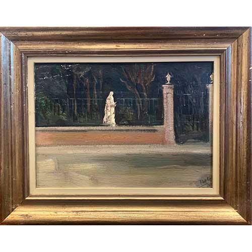 Sub.:36 - Lote: 41 - CAMILLO PORTA (Zaragoza, 1932) La entrada al jardn
