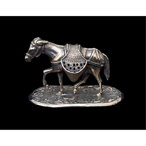 Sub.:36 - Lote: 197 -  Palillero con forma de burrito con alforjas en meneses.